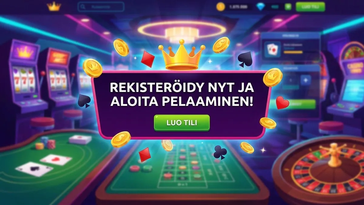 Rekisteröidy bonuksen kanssa